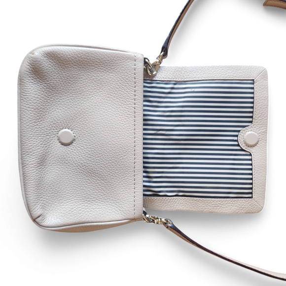Kate Spade Cream Leather Crossbody Bag - Picture 8 of 10